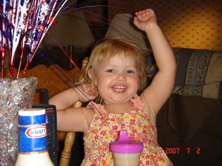 Emilee at Aunt Vangie's