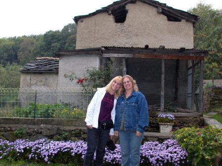 Me and Lindy in the mountains in Italy