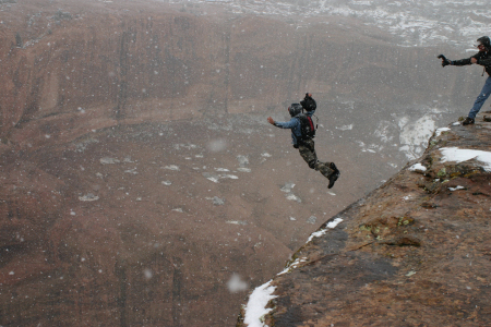 Moab jump, Thanksgiving day 2007