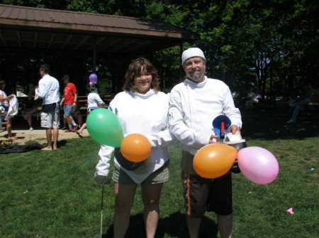 my honey and i at the club picnic