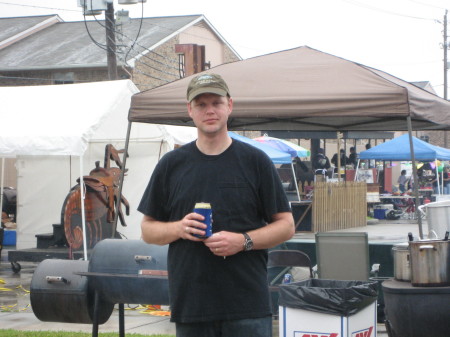 Bar-B-Q cook-off...plenty of beer!