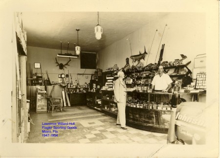 Sharon Doherty's album, My Dad's tackle store on Flagler in 50's