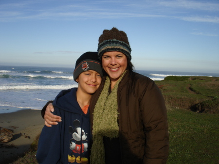 Taylor and I in Mendocino