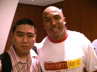 With Hines Ward