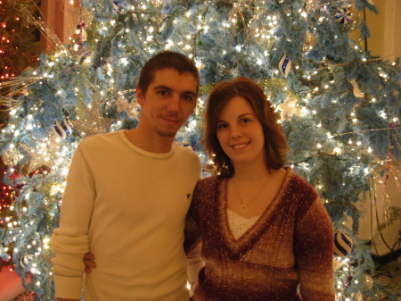 My husband Todd & I xmas 07