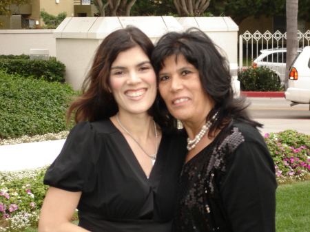 Daughter Liz and wife Raquel