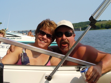 Me and one of my Daughter-in laws, at the Ohio river