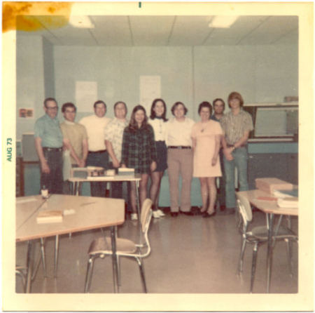NEKA Vo Tech School 1972-1973 Class picture at Atchison, Kansas