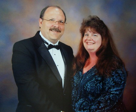 Cindy and I on our 25th Wedding Anniversary