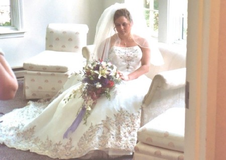 MY BEAUTIFUL DAUGHTER PENNIE ON HER WEDDING DAY 2004