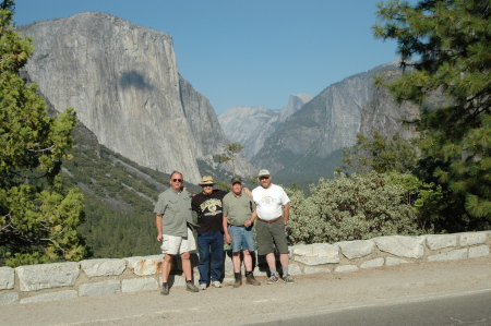 My friends and I on vacation in California