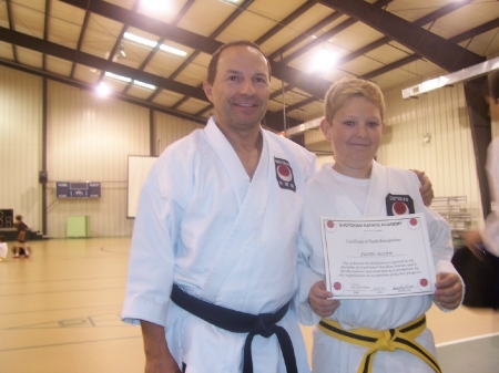 Justis and Sensei October 2007