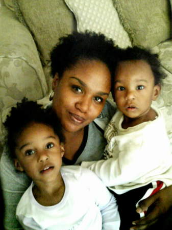 My eldest daughter Ayanna and her children Aneisa and Solomon