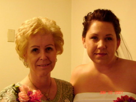 My daughter and me at her Wedding 1/20/07