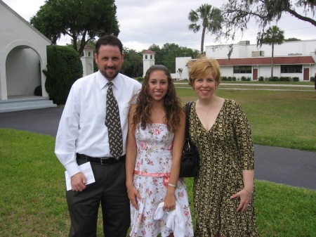 Me and Vince with my niece, Nevare.  Her high school graduation 2007.