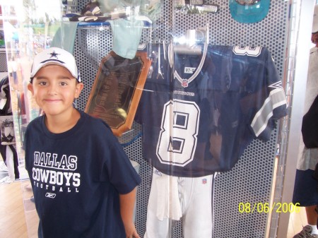 Lil David posing w/my favorite uniform!