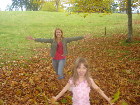 Fun in the Leaves