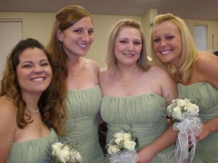 Me, Zoe, Lindsey, and Hope at my sissy's wedding!