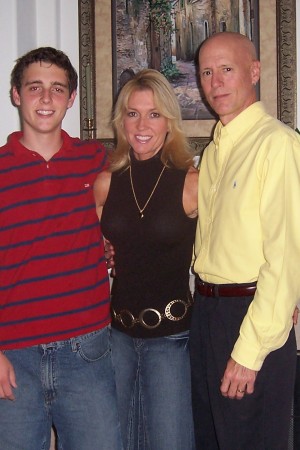 Our son Casey, me, my husband Jim