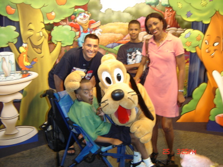 Family at Disneyworld