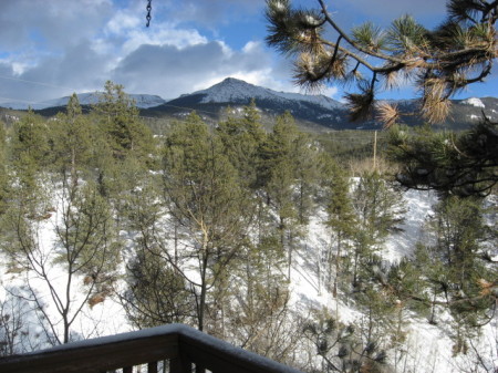 view from my new bedrooom in Colorado