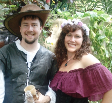 me, and my hubby 2007 Ren Fest TX