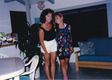 Cheryl and Courtney - September 1991