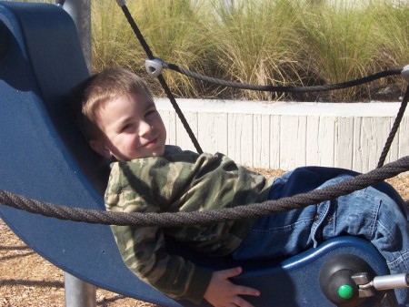 Colby at the park