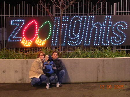 Family at Zoolights