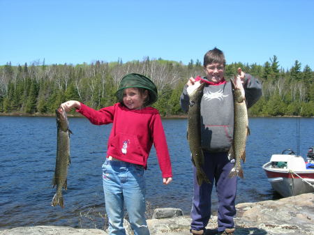 Ian & Emily with their Pike