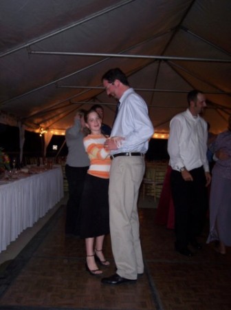 Larry & Katie dancing at my niece's wedding in Ohio, Oct 2005