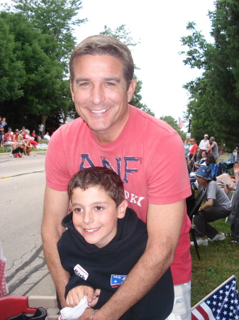 Son Adam and I at 4th of July