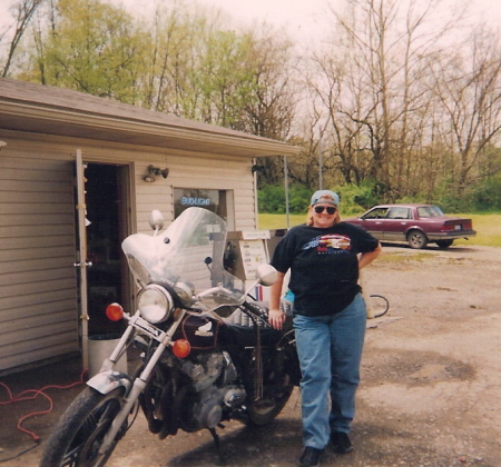 biker chick (right!)