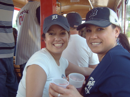 Tigers game on the Whiskey trolley bus 2007