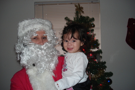 Santa and Deza'ray #1 grandaughter