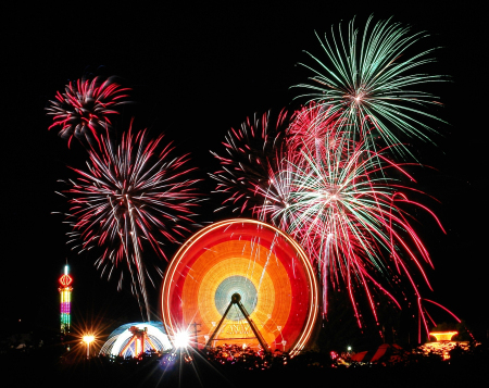 The Big Wheel and Fireworks