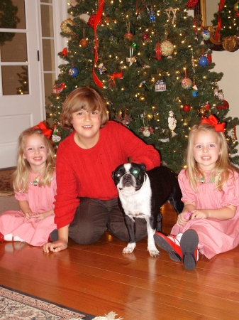 Grant, Lauren & Madison with Bailey our dog 2007