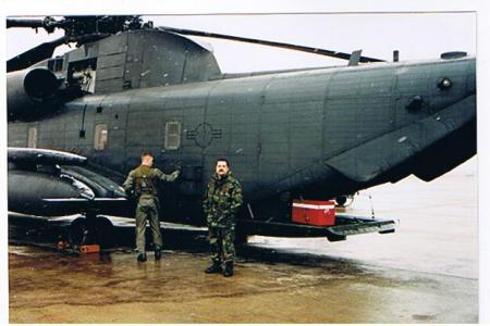 Preflight inspection MH-53J Pavelow