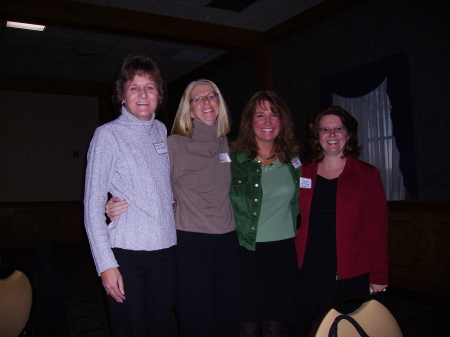 Myself, Tracy Potteiger, Kim Dull and Rhonda Holloway at 25th Reunion