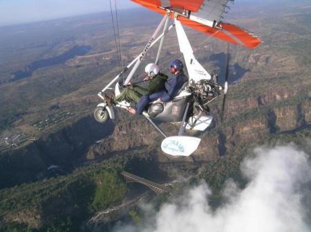 Flight over Victoria Falls