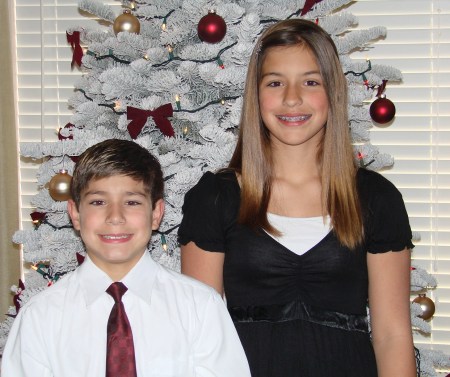 Gianna and Nick-Christmas 2007