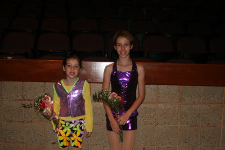 Meghan and Erin's dance recital