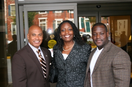 Pic with my mother and Mayor of Trenton Doug Palmer