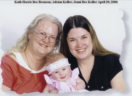 Kath, granddaughter Adrian, & daughter Jenni