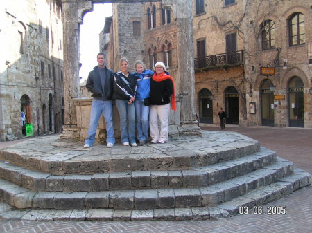 College friends on our trip to Italy.