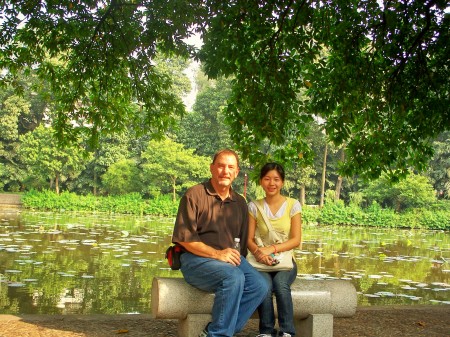 My guide and sweet friend in Guangzhou, Yoniko