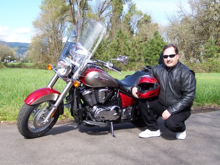 My husband.....and his ride..