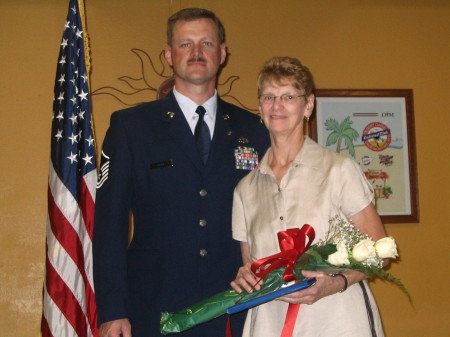 Me and Mom at my retirement