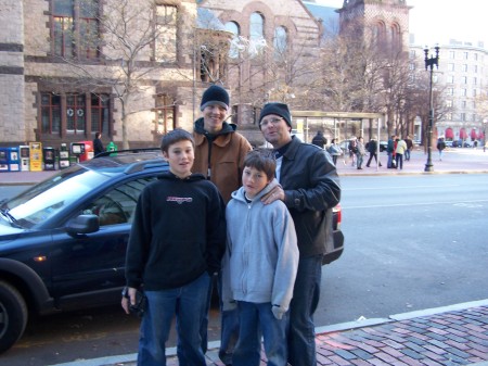 My boys and I in Boston