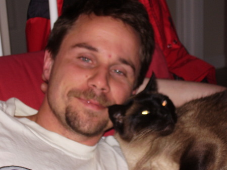 my husband and another cat